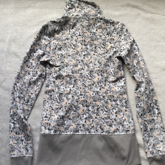 Lululemon gray/white/peach In stride jacket size 6 - Picture 7 of 7